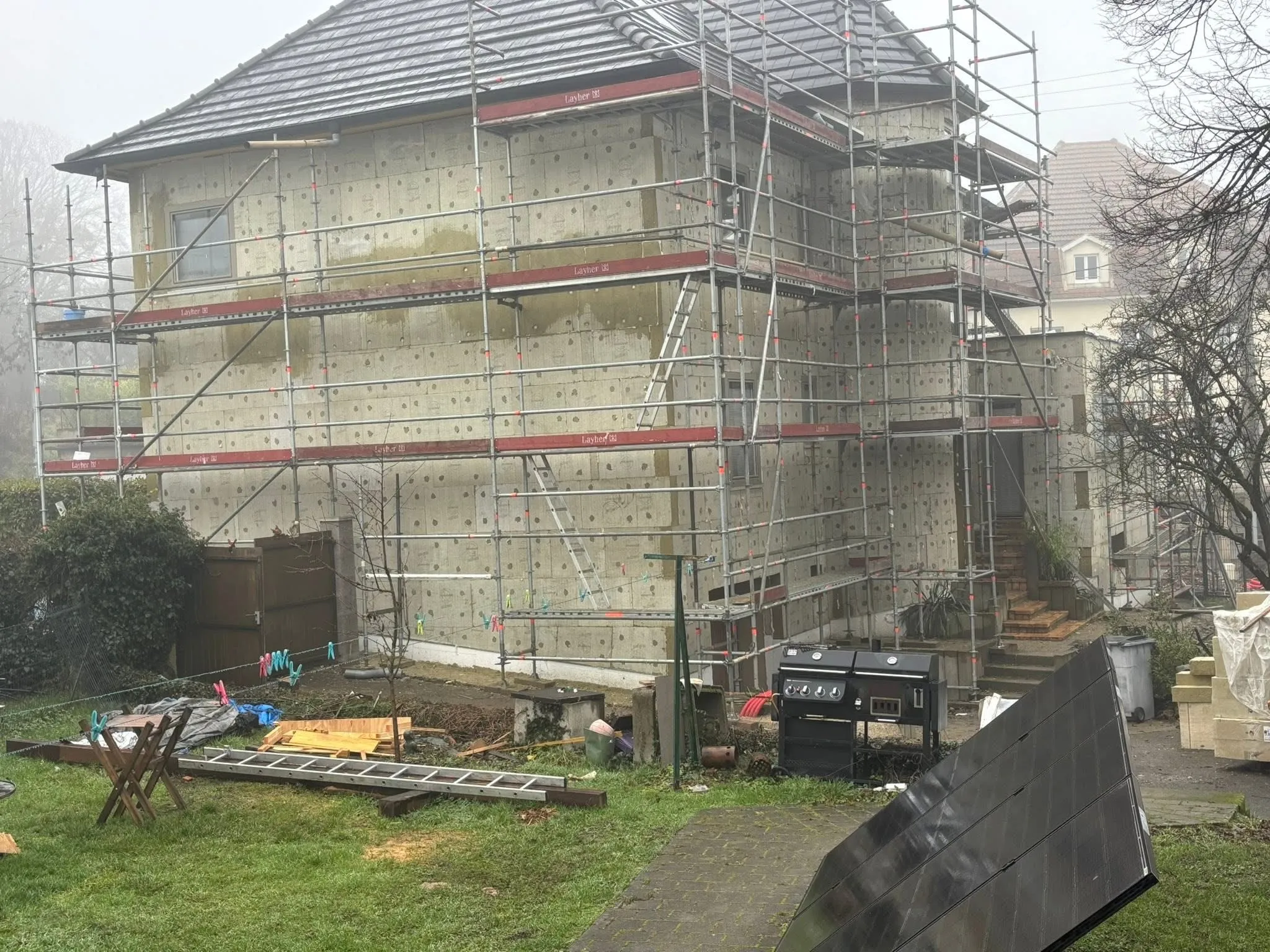 Maison rénovée et isolée par l'extérieur par ZF Façade en Moselle