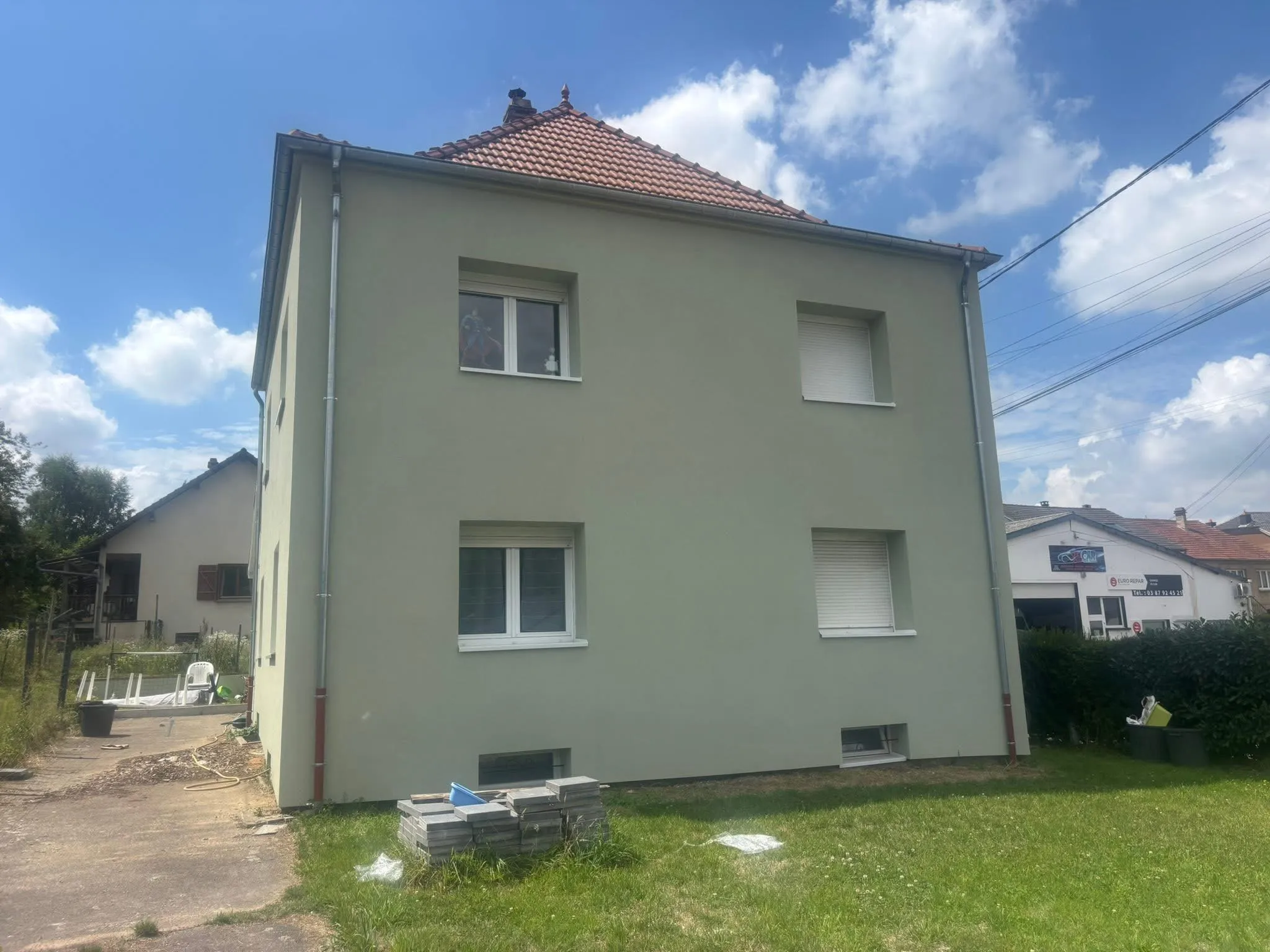 Chantier d'isolation thermique par l'extérieur réalisé par ZF Façade en Moselle — photo 31