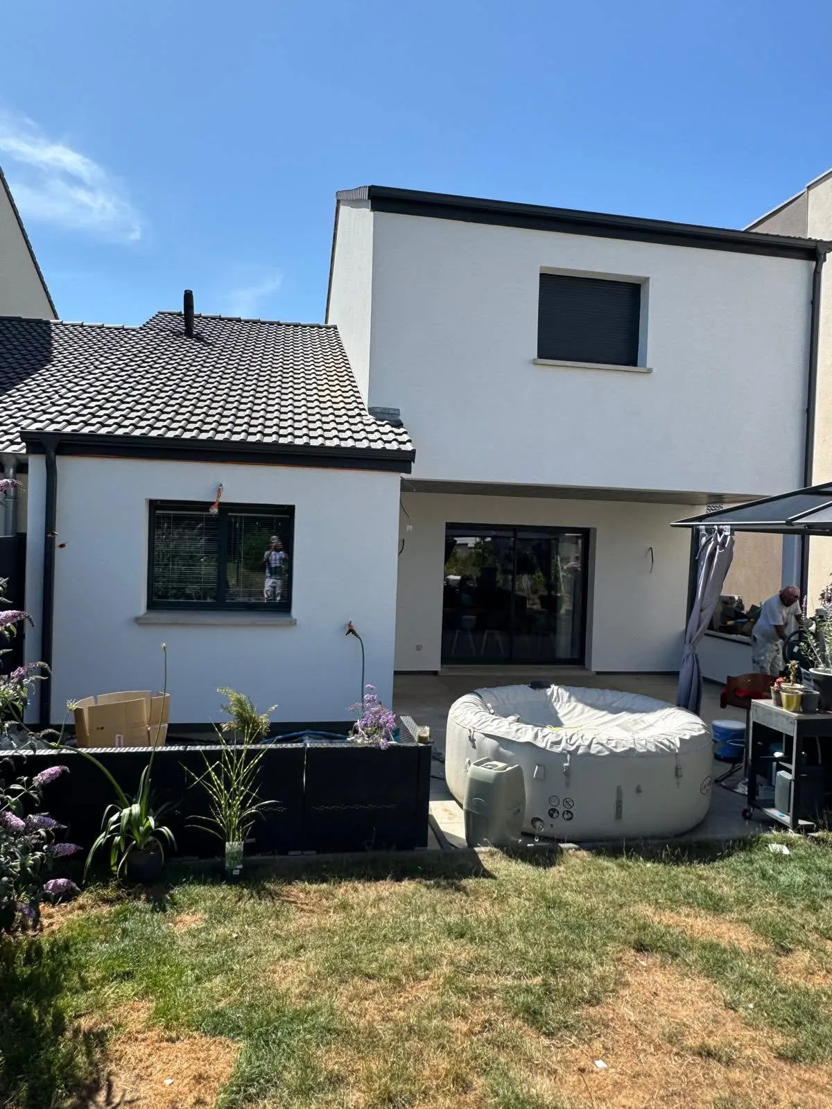 Chantier d'isolation thermique par l'extérieur réalisé par ZF Façade en Moselle — photo 40